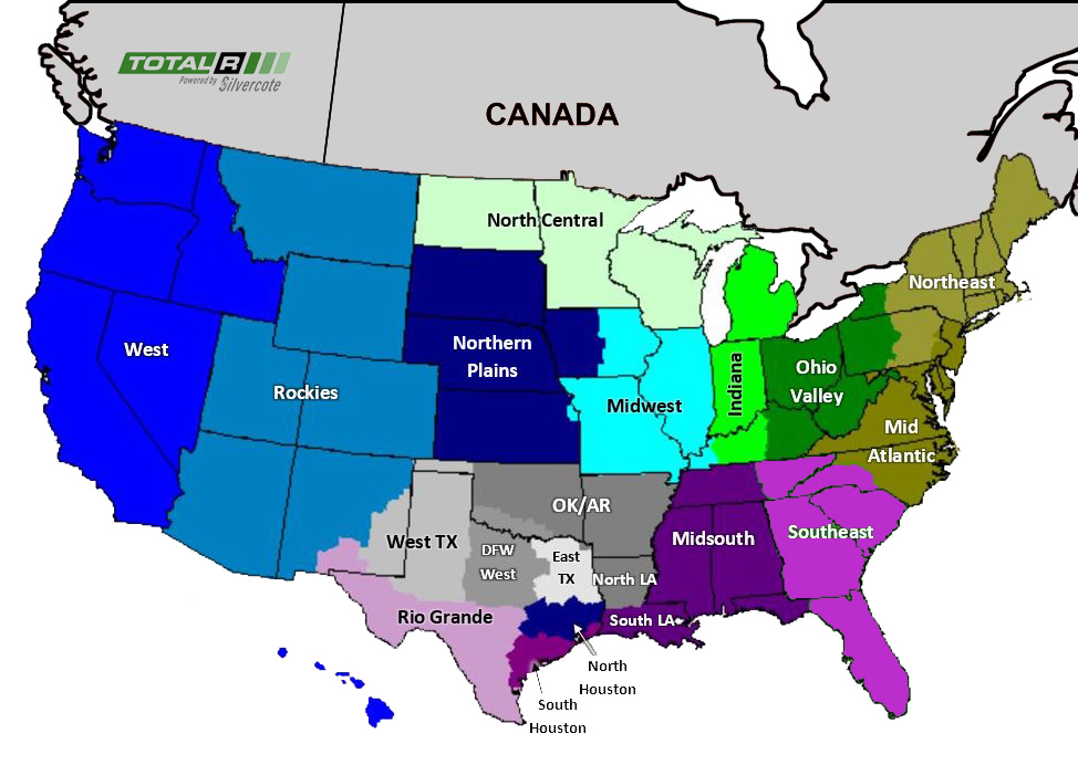 Map of Silvercote Territories