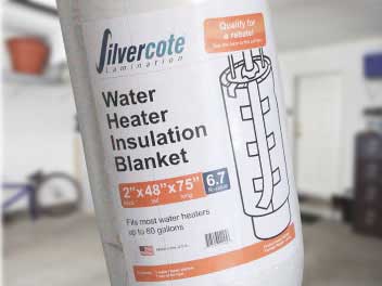 Hot Water Tank Insulation Blanket Installation 